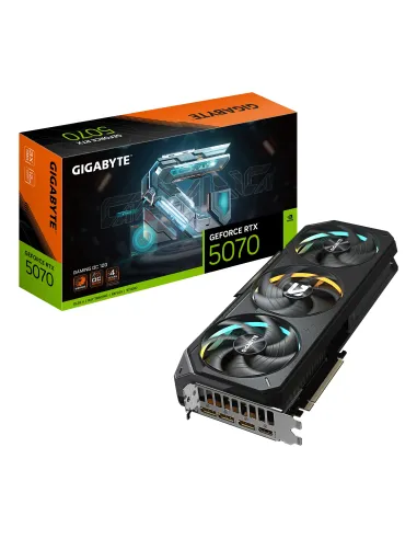 GIGABYTE GeForce RTX 5070 GAMING OC 12G Tarjeta Gráfica - 12GB GDDR7, 192 bits, PCI-E 5.0, 2625 MHz Core Clock, 3 x DP 2.1a, 1