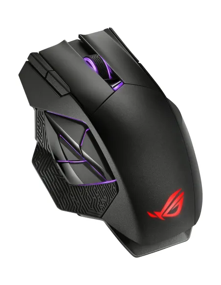 ASUS ROG Spatha X ratón Juego mano derecha RF Wireless + USB Type-C Óptico 19000 DPI