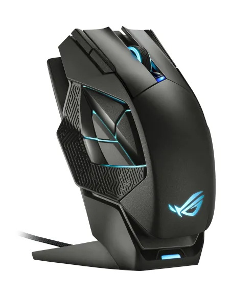 ASUS ROG Spatha X ratón Juego mano derecha RF Wireless + USB Type-C Óptico 19000 DPI