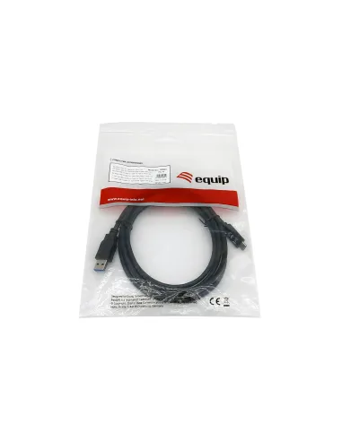 Equip 128344 Cable USB 3.2 Gen 1 C a A , M M , 2,0m, 5Gbps, Negro