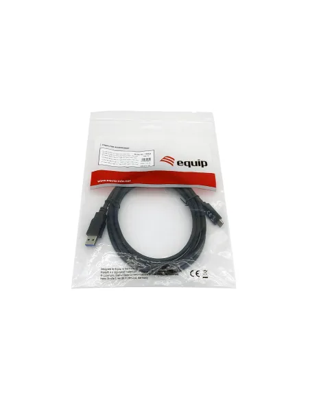 Equip 128344 Cable USB 3.2 Gen 1 C a A , M M , 2,0m, 5Gbps, Negro