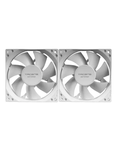 Tacens Anima AF8X2W sistema de refrigeración para ordenador Carcasa del ordenador Ventilador 8 cm Blanco 1 pieza(s)