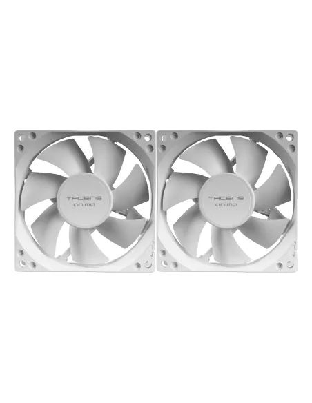 Tacens Anima AF8X2W sistema de refrigeración para ordenador Carcasa del ordenador Ventilador 8 cm Blanco 1 pieza(s)