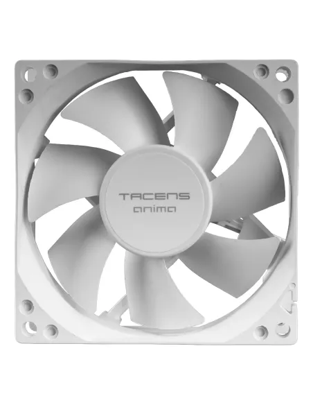 Tacens Anima AF8X2W sistema de refrigeración para ordenador Carcasa del ordenador Ventilador 8 cm Blanco 1 pieza(s)