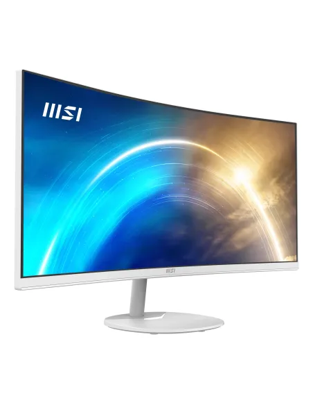 MSI Pro MP341CQW pantalla para PC 86,4 cm (34") 3440 x 1440 Pixeles UltraWide Quad HD Blanco
