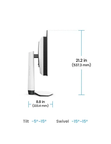 BenQ EX271UZ pantalla para PC 67,3 cm (26.5") 3840 x 2160 Pixeles 4K Ultra HD OLED Negro, Blanco