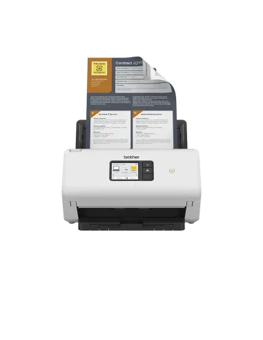 Brother ADS-4550W Escáner con alimentador automático de documentos (ADF) 600 x 600 DPI Negro, Blanco