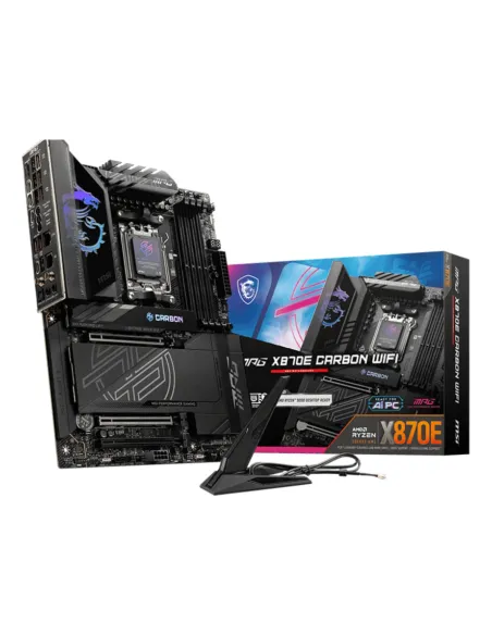 MSI MPG X870E CARBON WIFI placa base AMD X870E Zócalo AM5 ATX