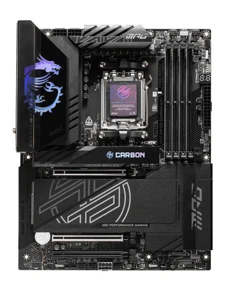MSI MPG X870E CARBON WIFI placa base AMD X870E Zócalo AM5 ATX