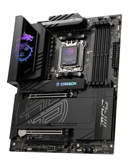 MSI MPG X870E CARBON WIFI placa base AMD X870E Zócalo AM5 ATX