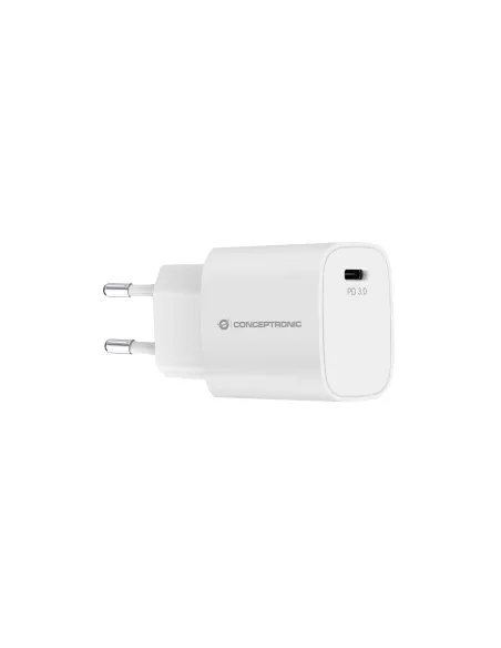 Conceptronic ALTHEA14W cargador de dispositivo móvil Universal Blanco Corriente alterna Carga rápida Interior