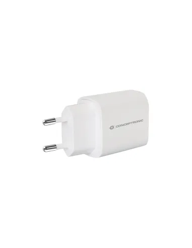Conceptronic ALTHEA14W cargador de dispositivo móvil Universal Blanco Corriente alterna Carga rápida Interior
