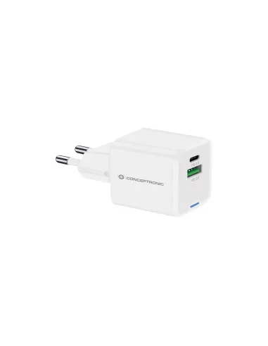 Conceptronic ALTHEA15W cargador de dispositivo móvil Universal Blanco Corriente alterna Carga rápida Interior
