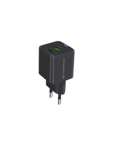 Conceptronic ALTHEA16B cargador de dispositivo móvil Universal Negro Corriente alterna Carga rápida Interior