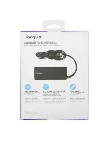 Targus APA108EU adaptador e inversor de corriente Interior 100 W Negro