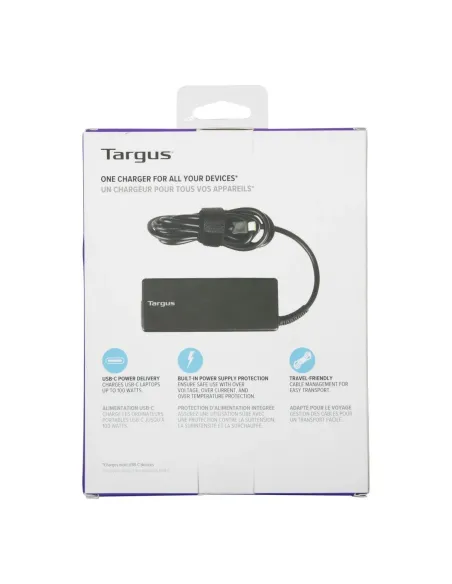 Targus APA108EU adaptador e inversor de corriente Interior 100 W Negro