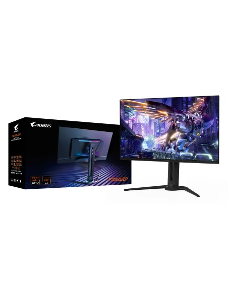 GIGABYTE Monitor de juegos OLED AORUS FO32U2P de 32” - 3840 x 2160 (UHD), 240Hz, 0.03ms, 250 cd m², KVM, FreeSync Premium Pro,