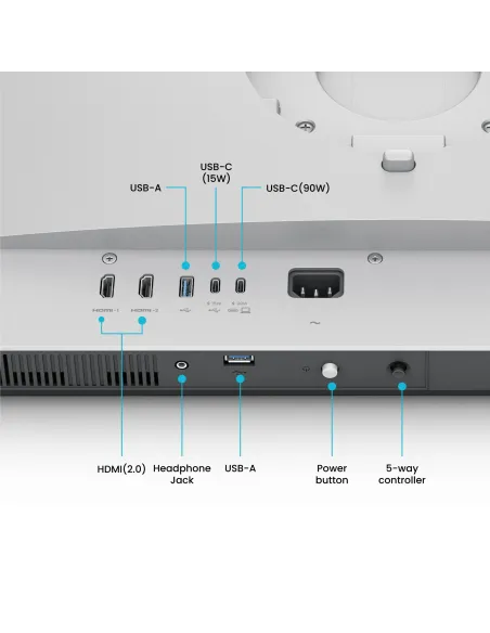 BenQ MA270U pantalla para PC 68,6 cm (27") 3840 x 2160 Pixeles 4K Ultra HD Blanco