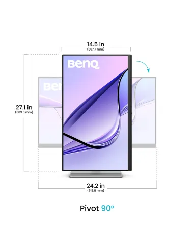 BenQ MA270U pantalla para PC 68,6 cm (27") 3840 x 2160 Pixeles 4K Ultra HD Blanco