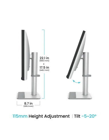 BenQ MA270U pantalla para PC 68,6 cm (27") 3840 x 2160 Pixeles 4K Ultra HD Blanco