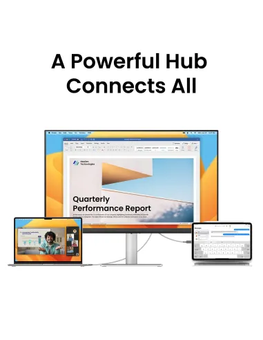 BenQ MA270U pantalla para PC 68,6 cm (27") 3840 x 2160 Pixeles 4K Ultra HD Blanco