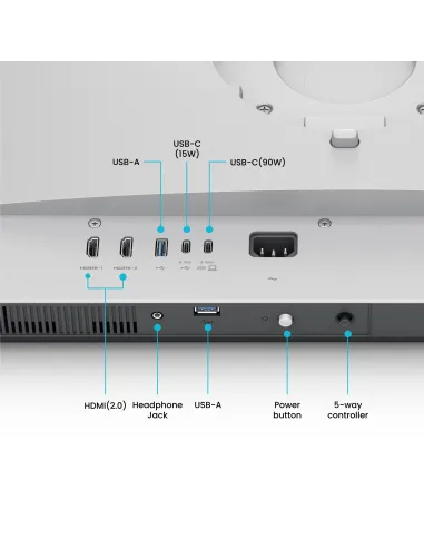 BenQ MA270UP pantalla para PC 68,6 cm (27") 3840 x 2160 Pixeles 4K Ultra HD Blanco