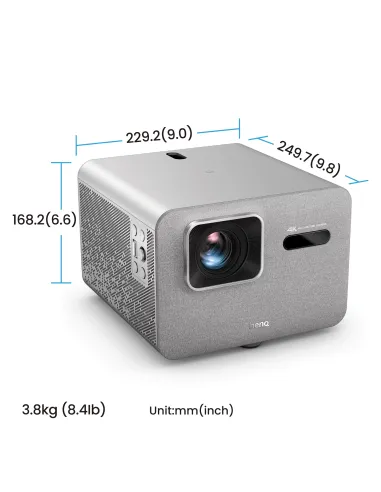 BenQ TK705i Proyector de alcance estándar 3000 lúmenes ANSI DLP UHD 4K (3840x2160) Gris