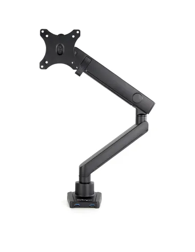 StarTech.com ARMSLIM2USB3 soporte para monitor 86,4 cm (34") Escritorio Negro