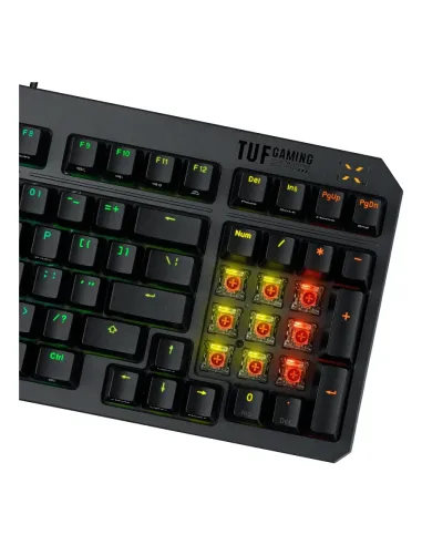 ASUS TUF Gaming K3 Gen II teclado Juego USB QWERTY Negro
