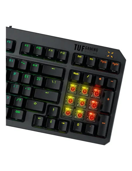 ASUS TUF Gaming K3 Gen II teclado Juego USB QWERTY Negro