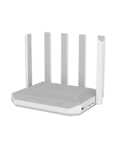 Keenetic Hero 5G (KN-4110) router inalámbrico 2.5 Gigabit Ethernet Doble banda (2,4 GHz   5 GHz) Gris, Blanco