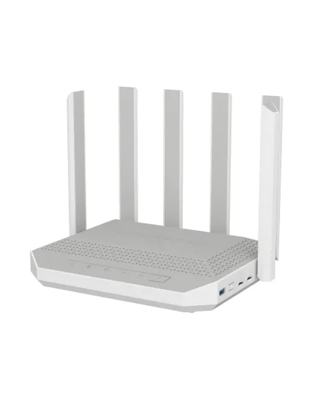 Keenetic Hero 5G (KN-4110) router inalámbrico 2.5 Gigabit Ethernet Doble banda (2,4 GHz   5 GHz) Gris, Blanco
