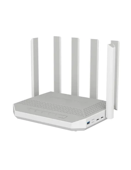 Keenetic Hero 5G (KN-4110) router inalámbrico 2.5 Gigabit Ethernet Doble banda (2,4 GHz   5 GHz) Gris, Blanco