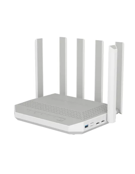 Keenetic Hero 5G (KN-4110) router inalámbrico 2.5 Gigabit Ethernet Doble banda (2,4 GHz   5 GHz) Gris, Blanco