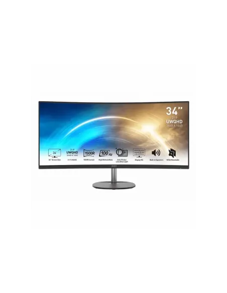 MSI MP341CQ Monitor34" UWQHD VGA HDMI MM curv