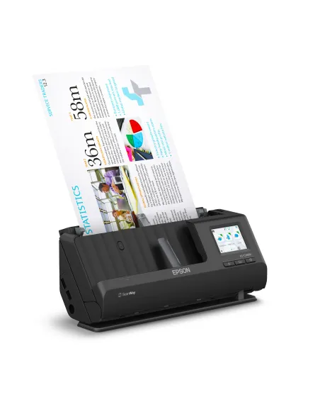Epson ES-C380W ADF + escáner alimentado por hojas 600 x 600 DPI A4 Negro
