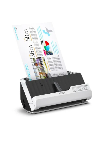 Epson DS-C490 ADF + escáner alimentado por hojas 600 x 600 DPI A4 Negro, Blanco