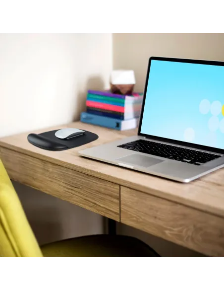 StarTech.com Alfombrilla de Ratón con Reposamuñecas (17x18x2cm), Alfombrilla de Ratón Ergonómica con Reposamuñecas de Gel y