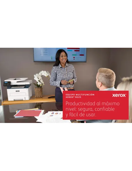 Xerox B225 A4 34 ppm Inalámbrica a doble cara Copia impresión escaneado PS3 PCL5e 6 ADF 2 bandejas Total 251 hojas
