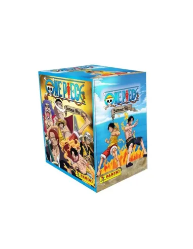 Juego de cartas sobres expositor one piece summit war sticker collection