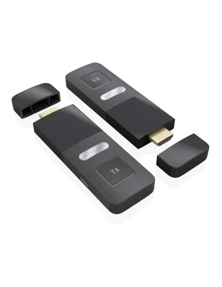 AISENS HDMI Inalambrico 1080p 30m, Negro