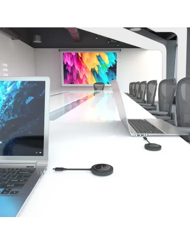 AISENS USB-C A HDMI Inalambrico 1080P 30m, Negro