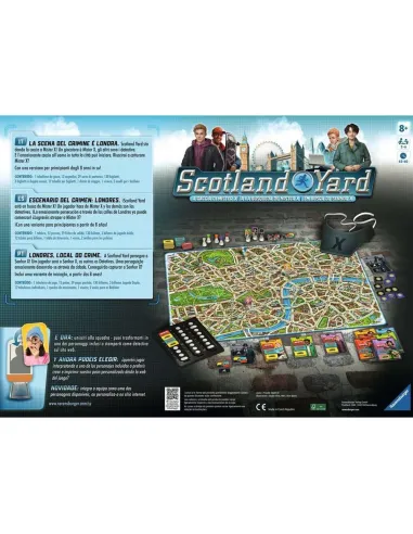 Juego de mesa ravensburger scotland yard refresh 40º