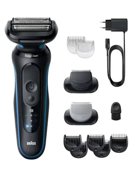 Braun Series 5 52-B1650S afeitadora Máquina de afeitar de láminas Recortadora Azul