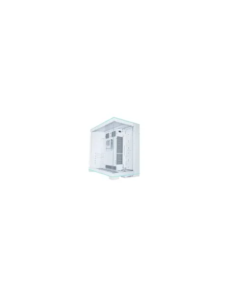 Caja ordenador gaming lian li e - atx o11d evo rgb cristal templado blanco
