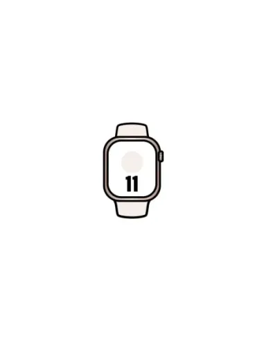 Apple Watch Series 11/ GPS/ 42mm/ Oro Rosa/ Correa Deportiva Rosa rubor (M/L)