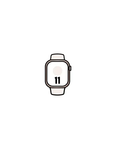 Apple Watch Series 11/ GPS/ 42mm/ Oro Rosa/ Correa Deportiva Rosa rubor (M/L)