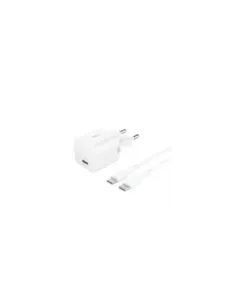BELKIN 25W USBC PD WALL CHARGER & 1M PVC C-C, WHT