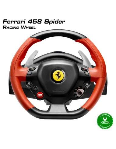 Thrustmaster Ferrari 458 Spider Negro, Rojo USB Volante + Pedales Xbox One