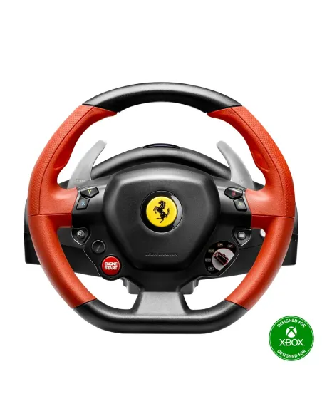 Thrustmaster Ferrari 458 Spider Negro, Rojo USB Volante + Pedales Xbox One